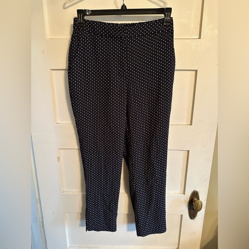 J. Crew Black and White Polka Dot Pants